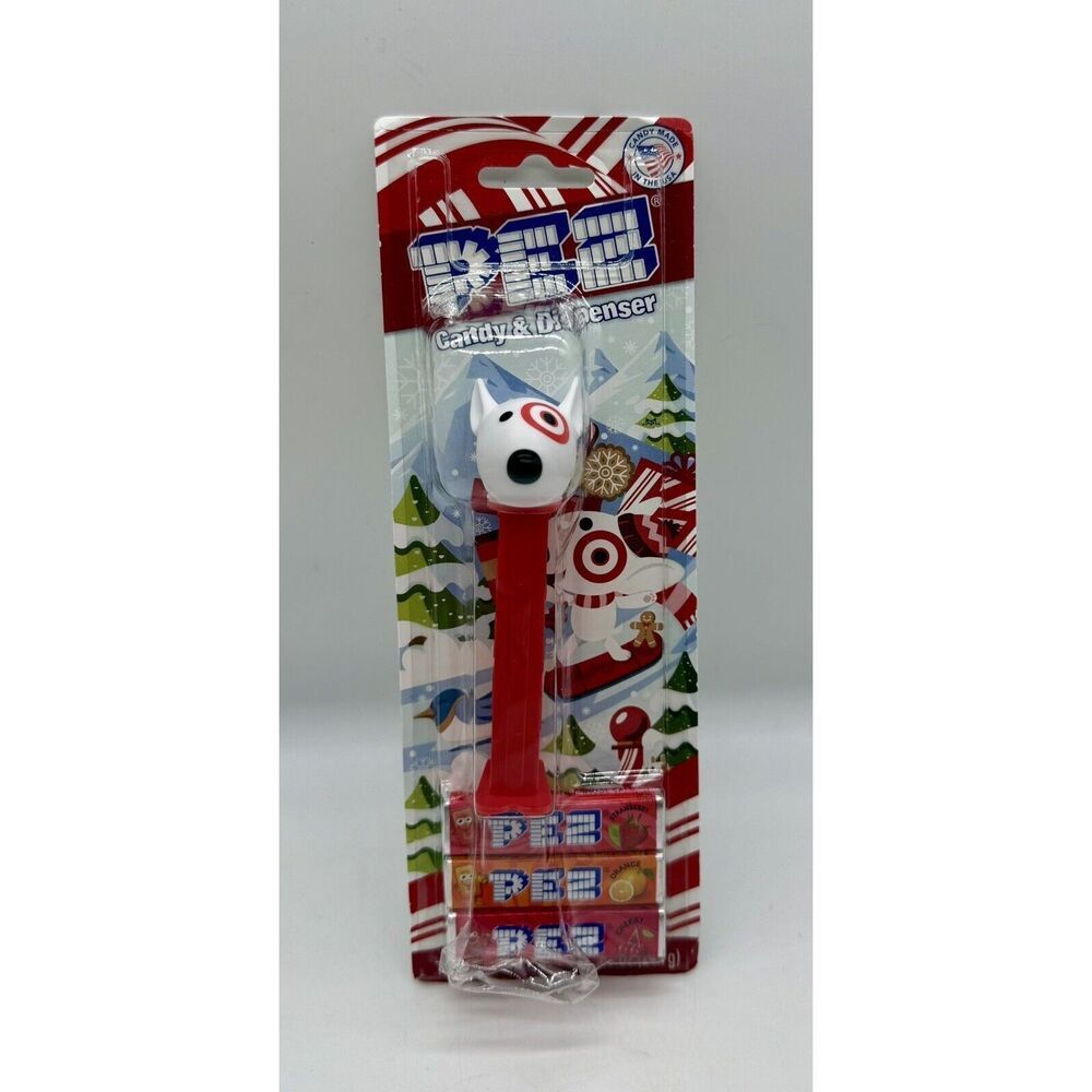 NEW Bullseye‎ Target Pez New for 2024 On Cardboard Card